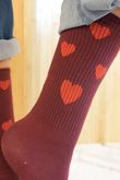 Heart & Sole Socks Burgundy